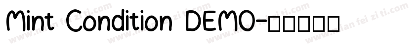 Mint Condition DEMO字体转换